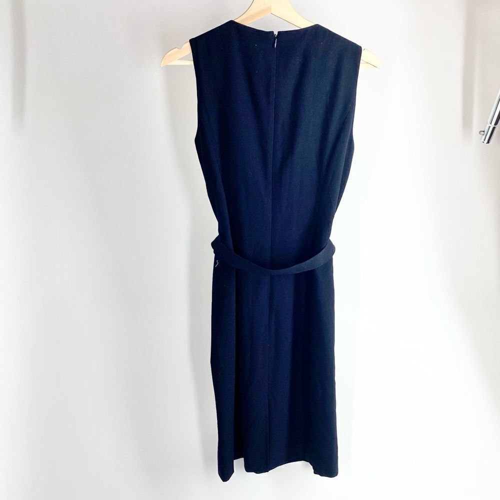 Vicky Tiel Classic Structured Designer Belted Lit… - image 3